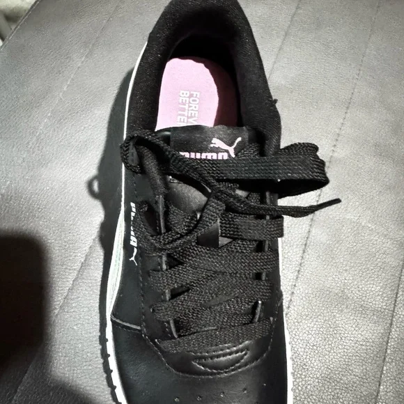 Puma Black Sneakers with Iridescent Accent - Picture 3 of 5